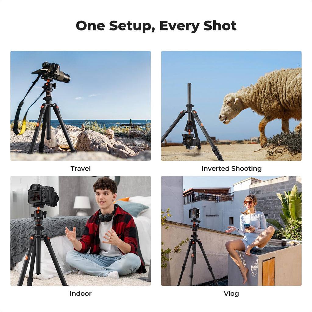 Carbon Fiber Camera Tripod with Ball Head L802340