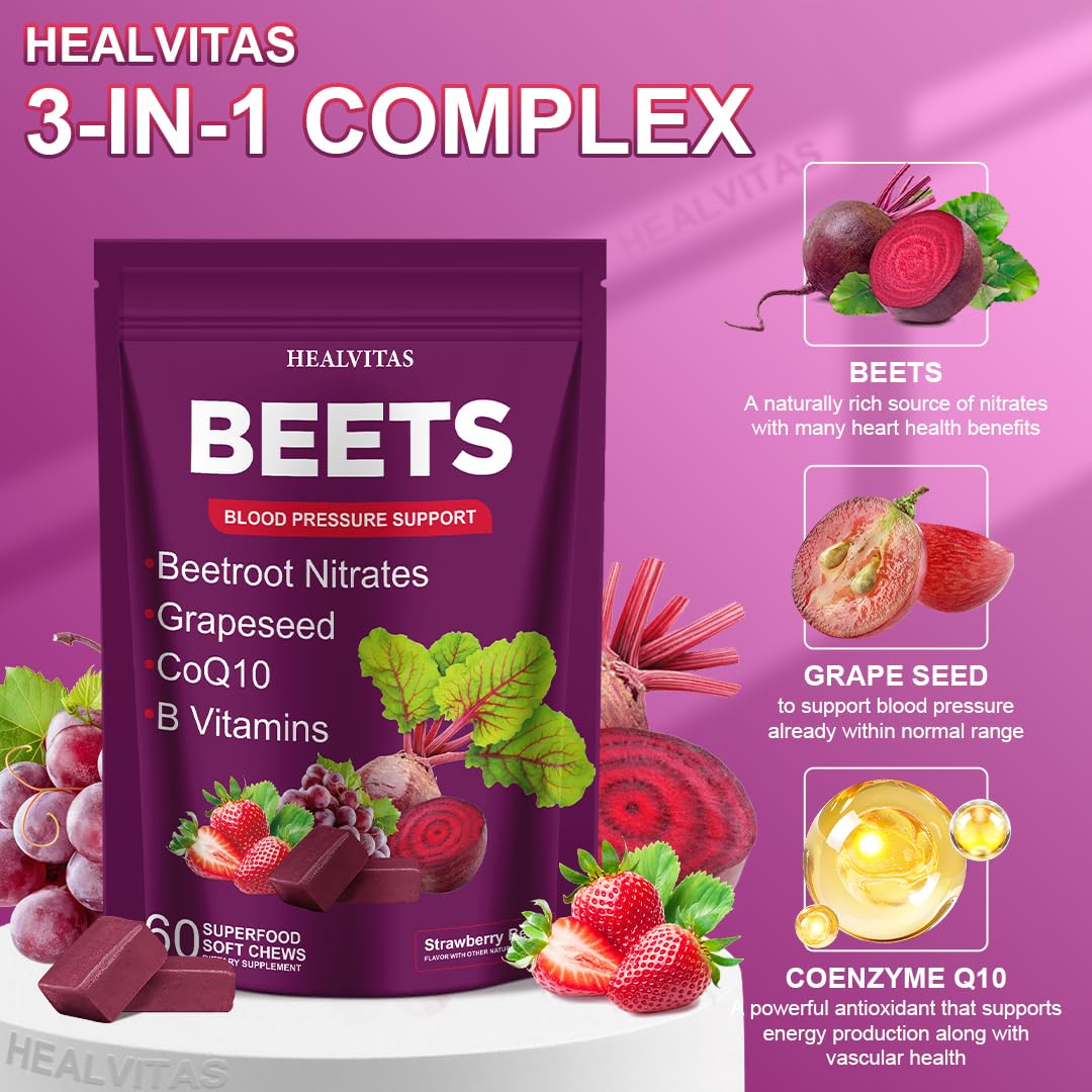 Blood Pressure Support Soft Chews, 60 Count Y608195
