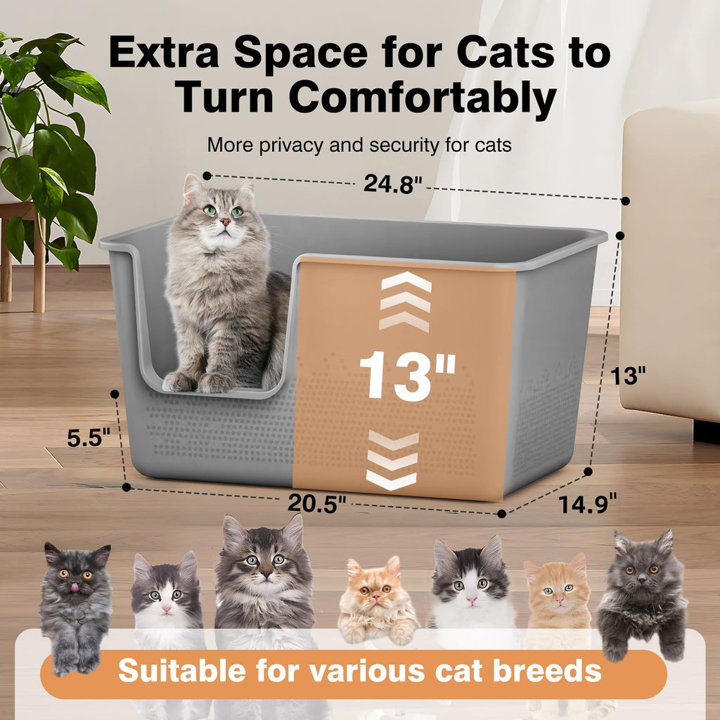 Extra Large High Sided Cat Litter Box F4578