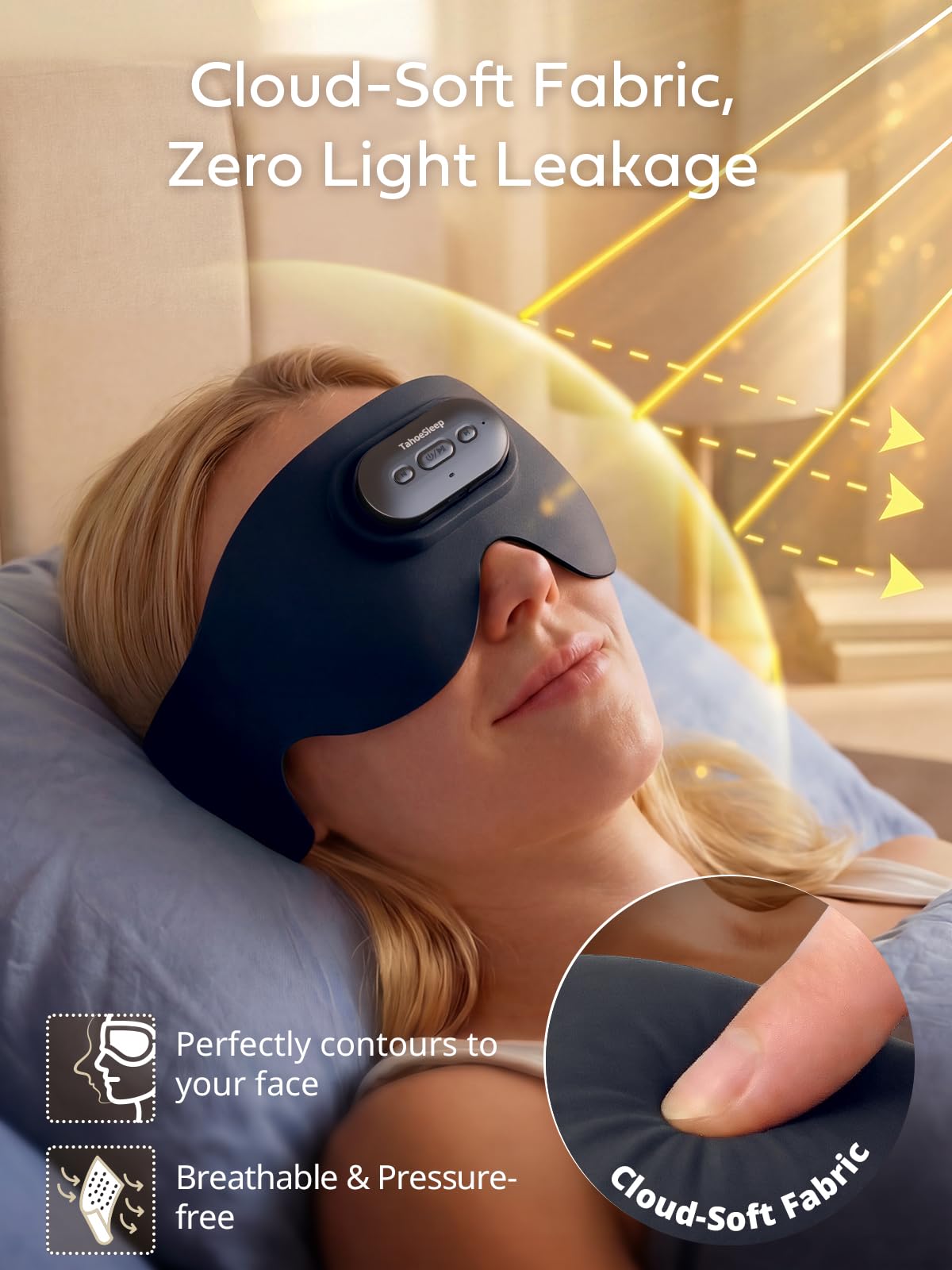 Ultra-Thin Adjustable Sleep Mask with Bluetooth 5.4 R70312