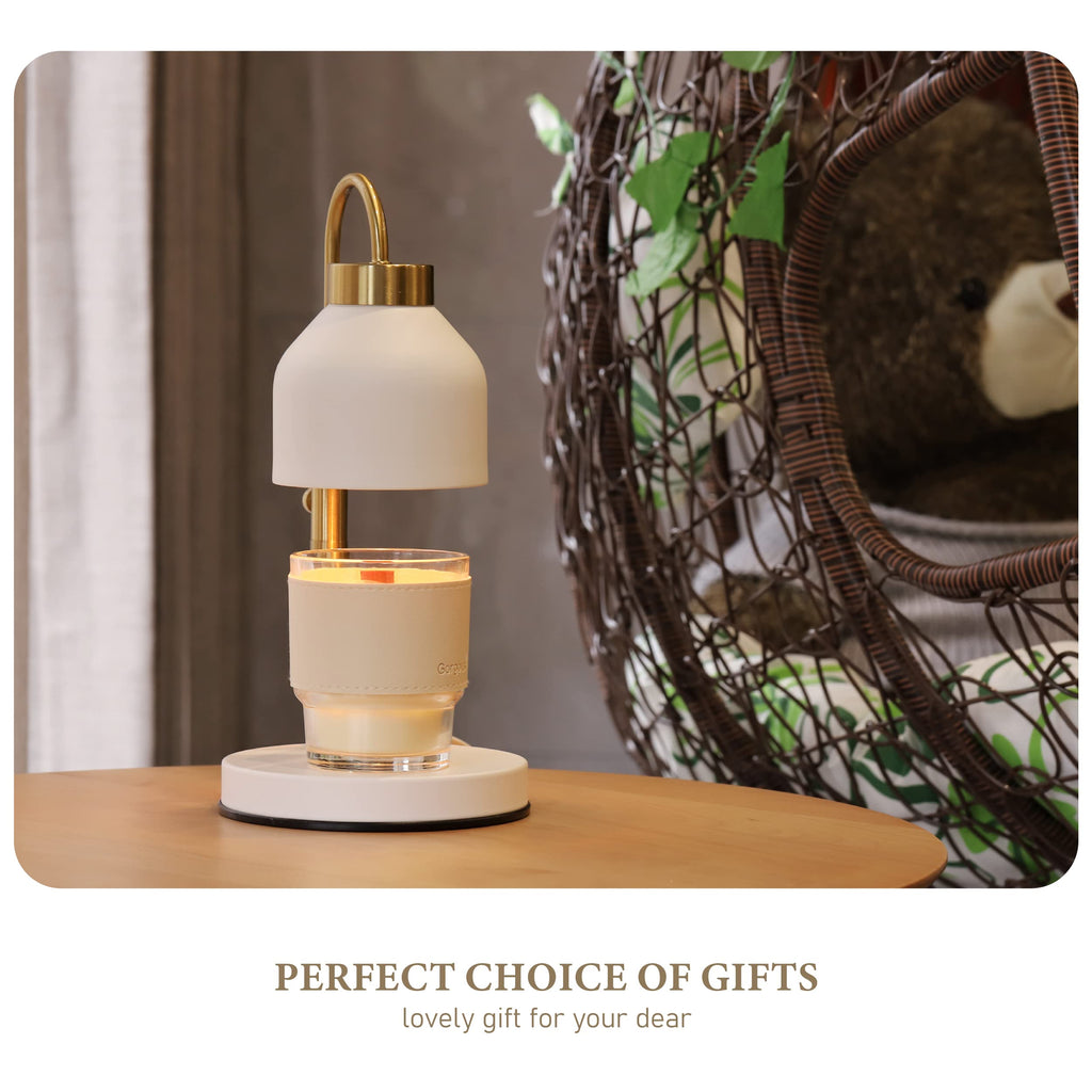 Candle Warmer Lamp with Timer Dimmer Adjustable White D54915