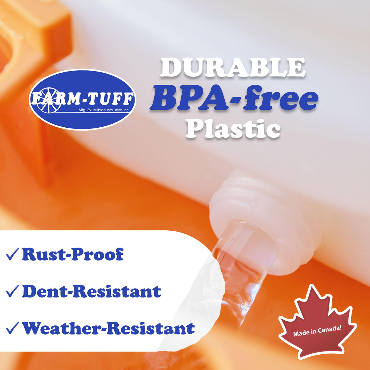 5 Gallon BPA-Free Plastic Poultry Waterer H6851