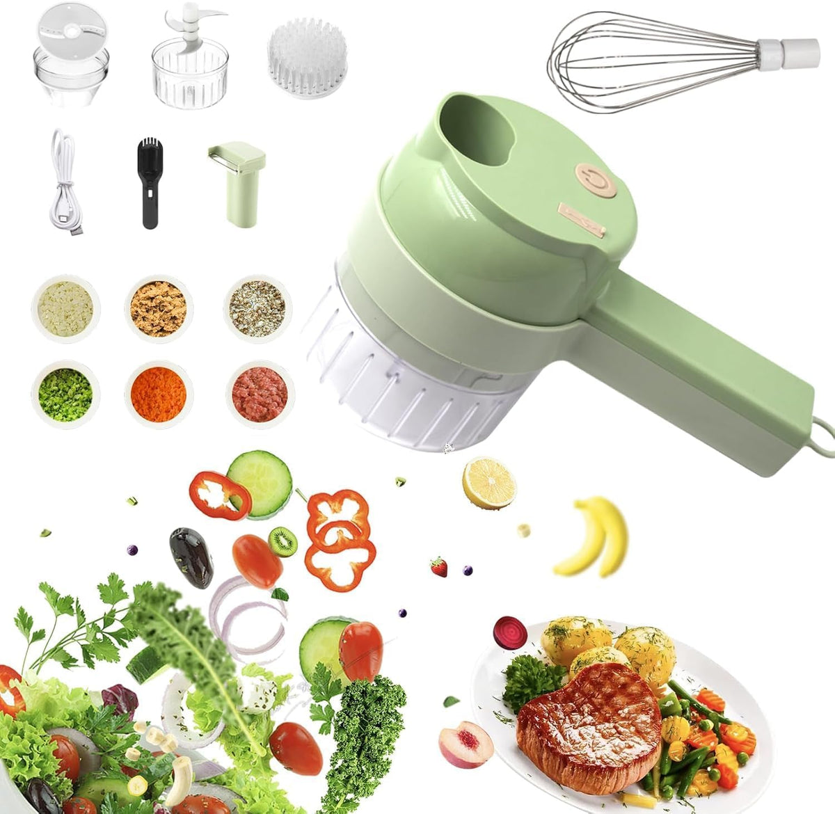 Portable Wireless Electric Vegetable Chopper J63644