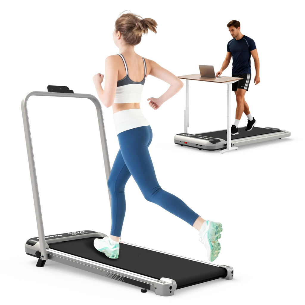 3 in 1 Compact Under Desk Treadmill with Handle Bar A994