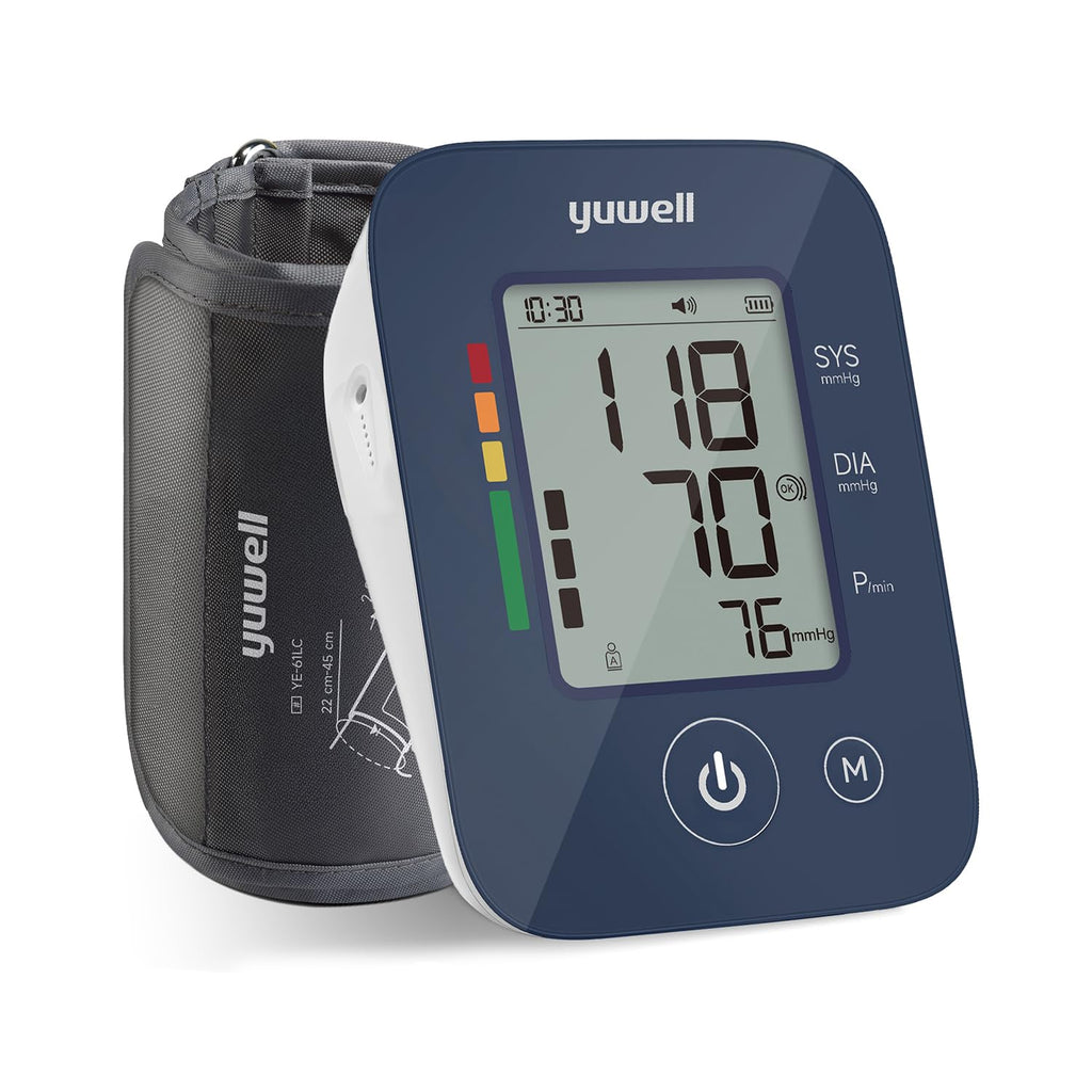 Automatic Upper Arm Blood Pressure Monitor with Adjustable Cuff N345