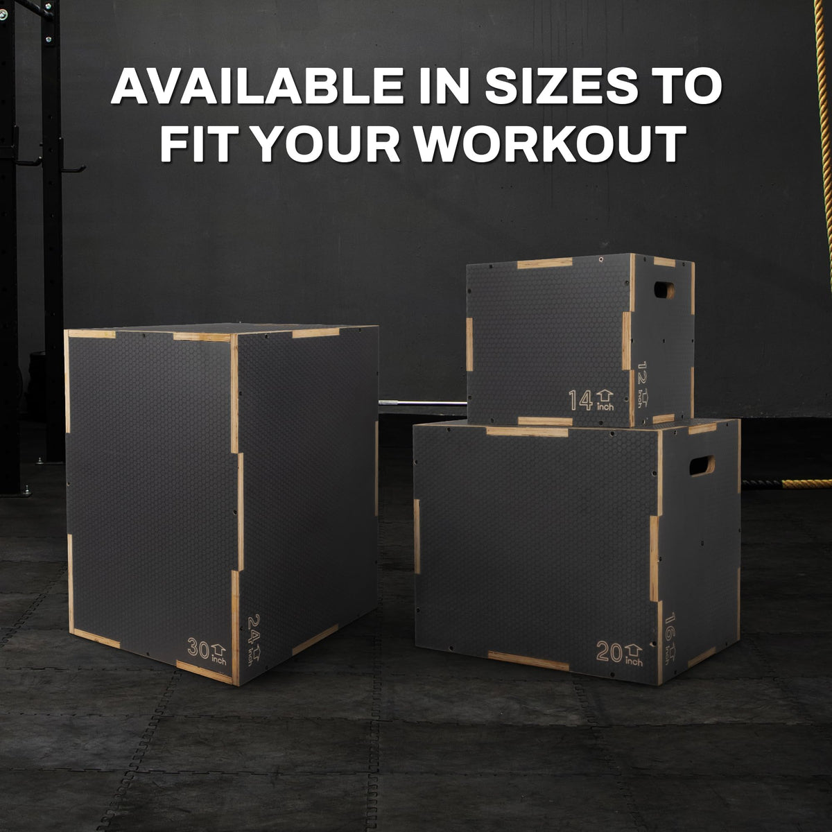 Wooden Plyo Box Jump Exercise Platform J772