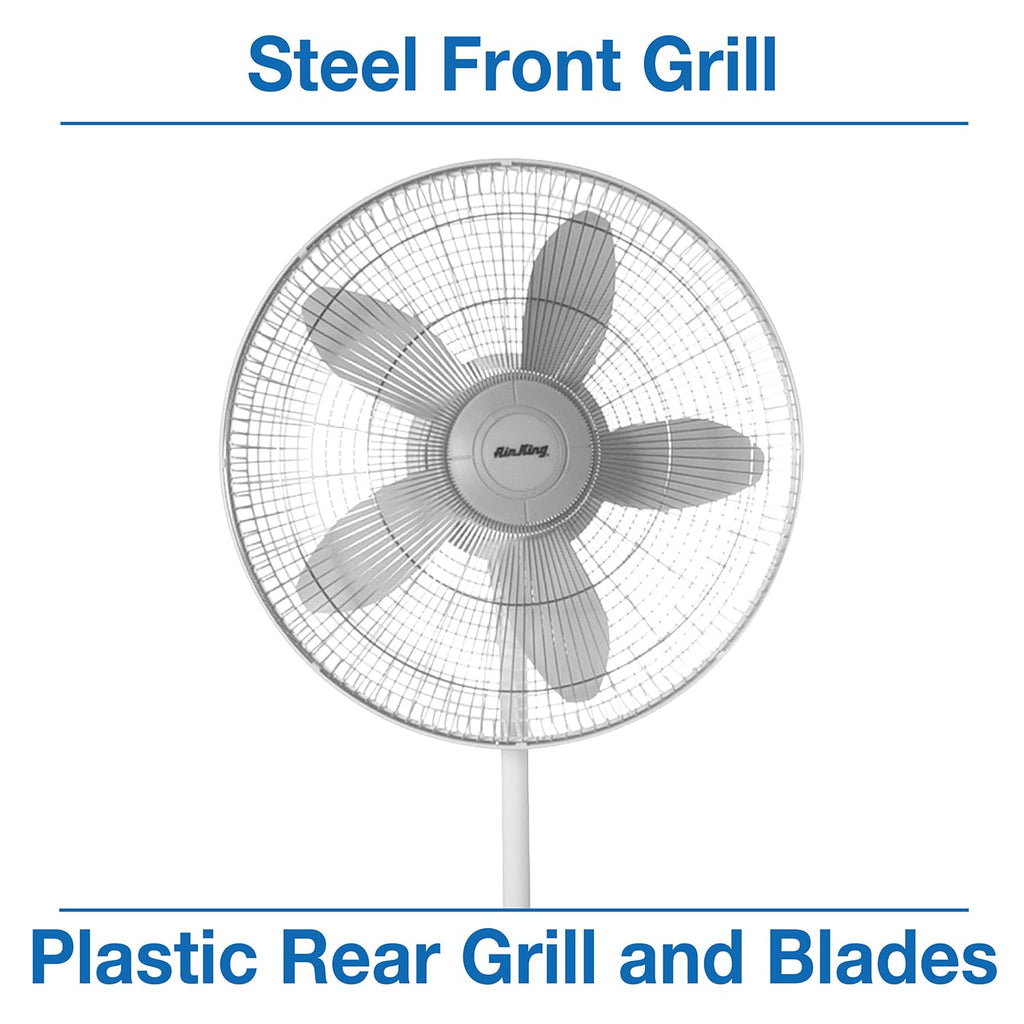 18-Inch 3-Speed Oscillating Pedestal Fan T962
