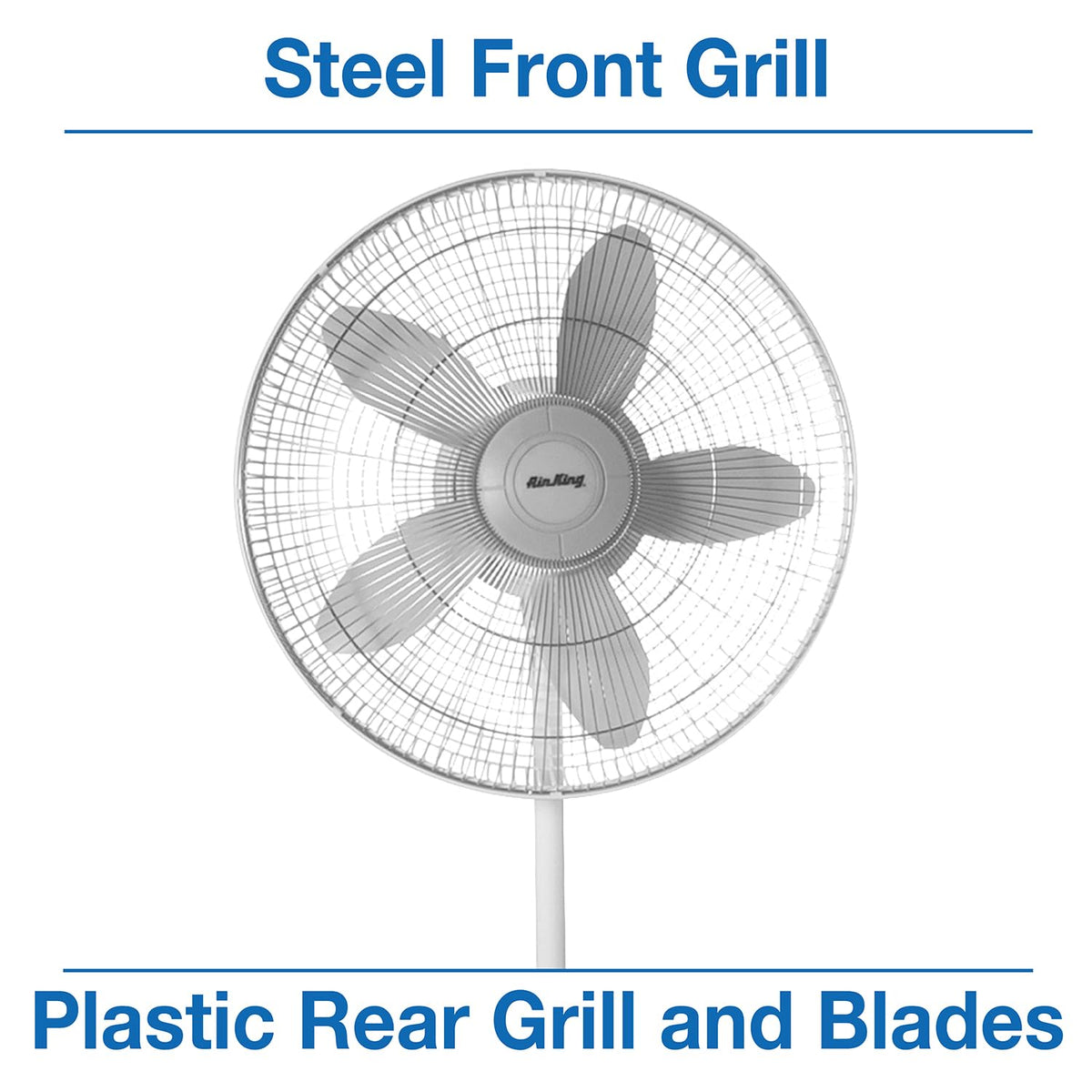 18-Inch 3-Speed Oscillating Pedestal Fan T962