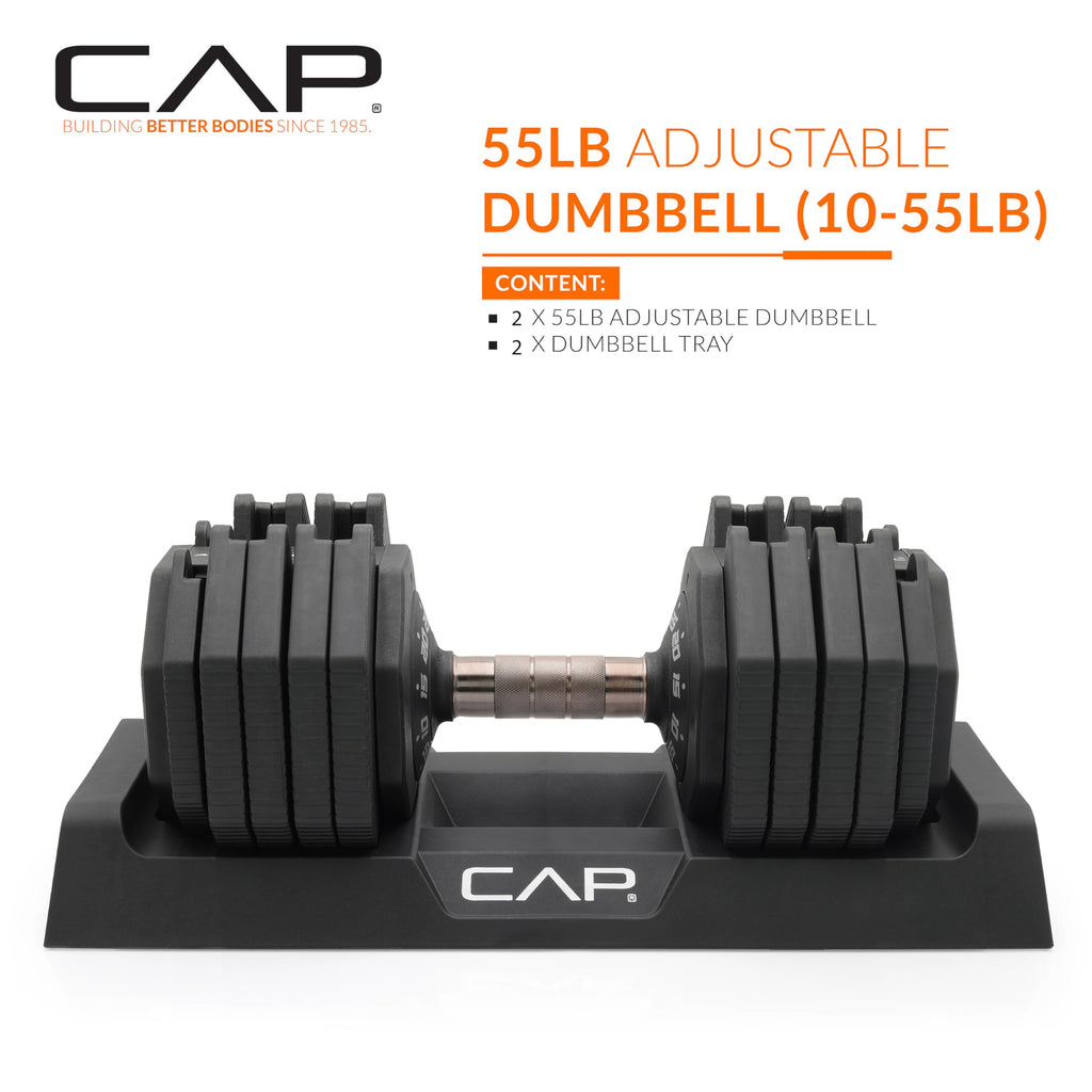 Adjustable Dumbbell Set 25 LB & 55 LB L367