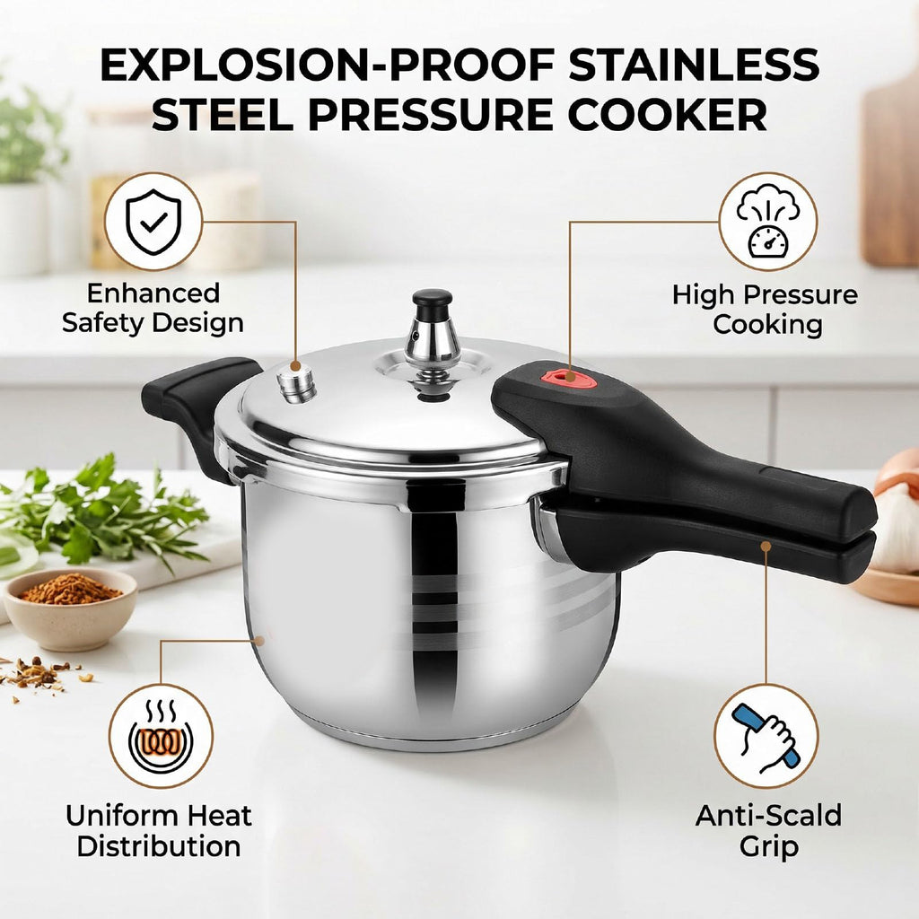 3L Stainless Steel Pressure Cooker A47910