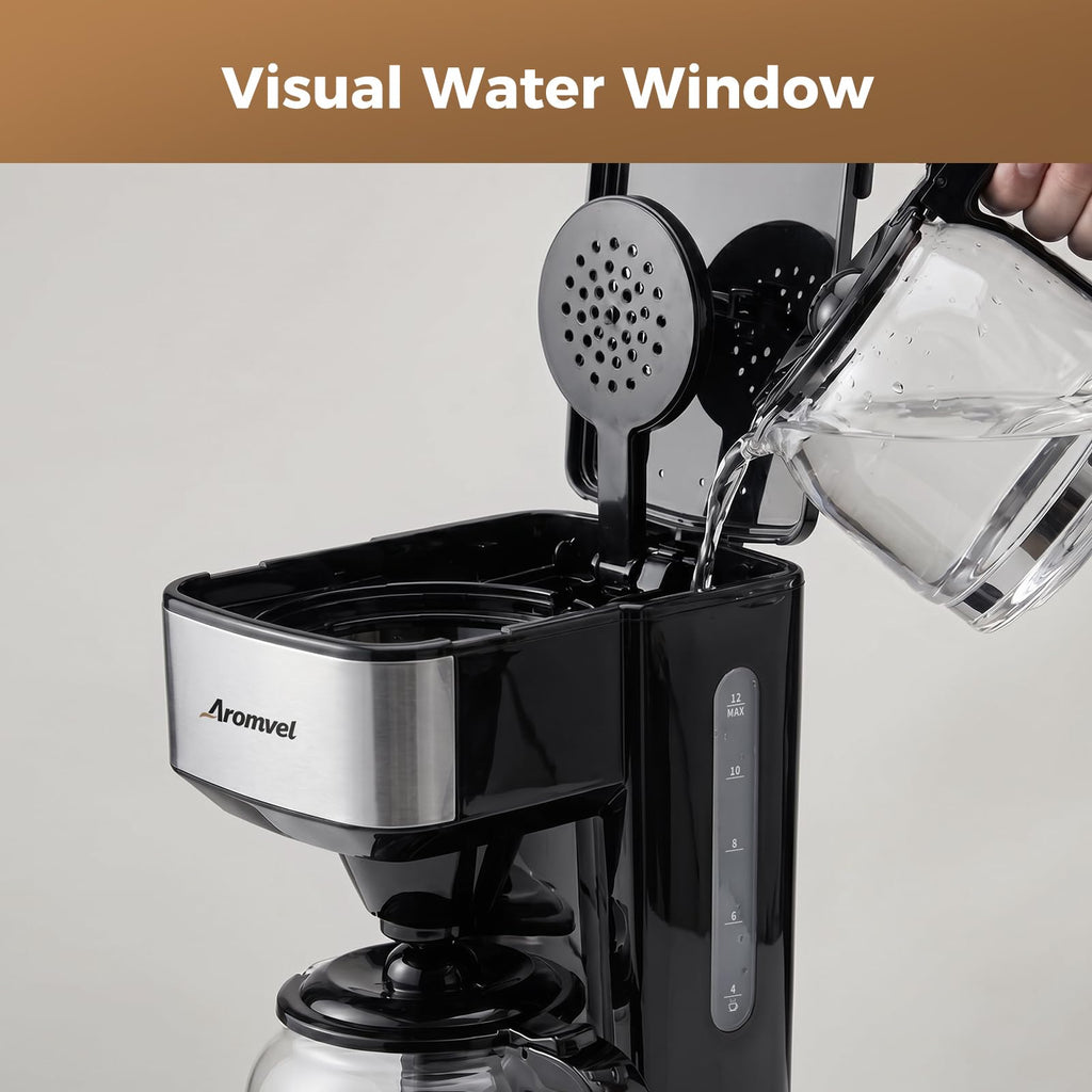 12 Cup Coffee Maker with LED Display Y348543