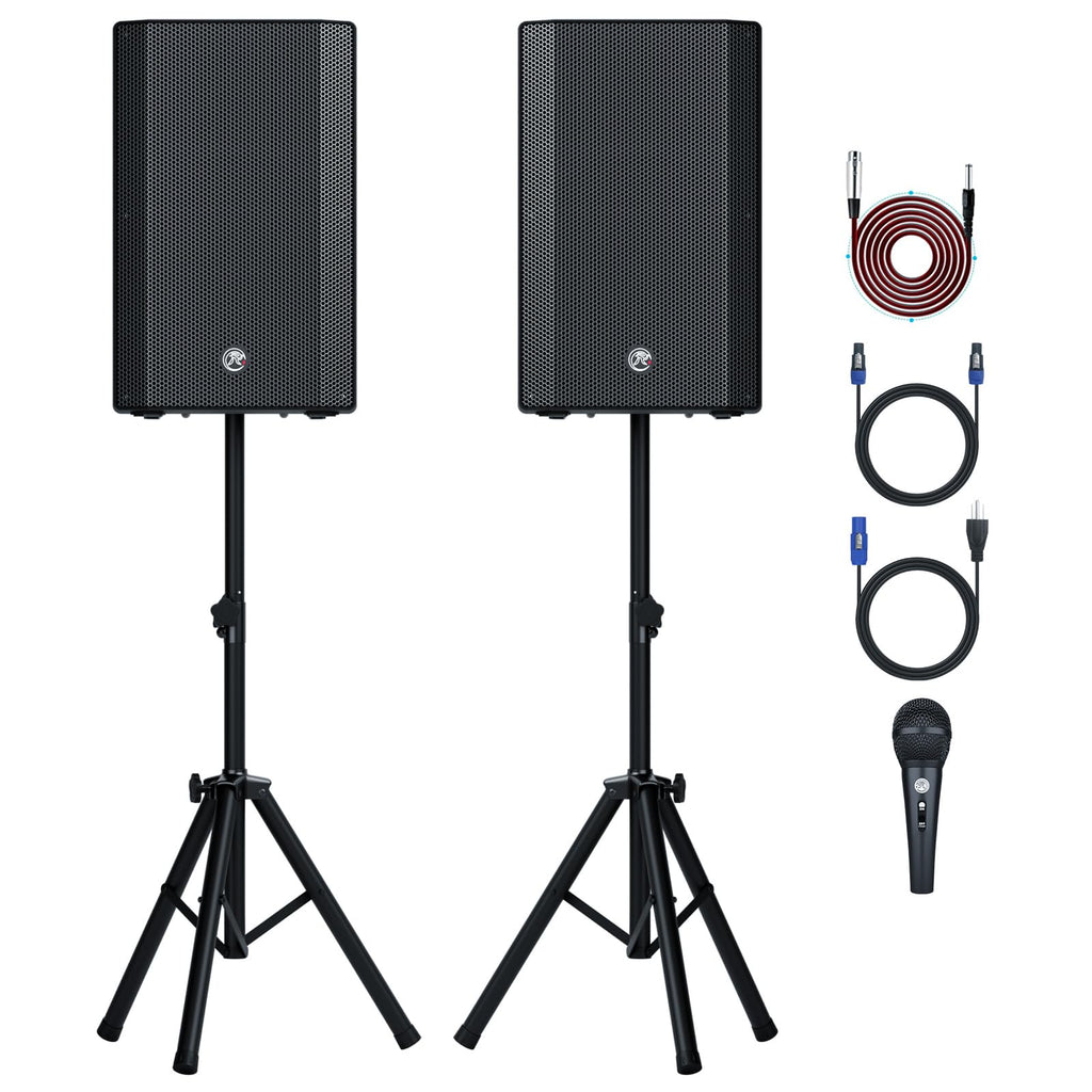 Dual 15" 2000W PA System with 2 Mic Inputs N64101