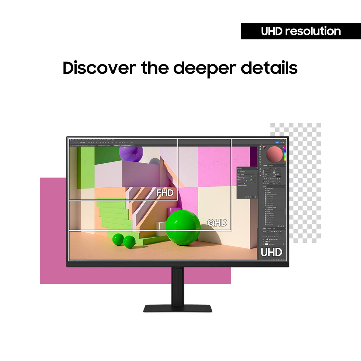 32" 4K UHD IPS HDR10 Monitor with Speakers F577090