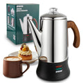 Electric Stainless Steel Coffee Percolator 8 Cup Z786