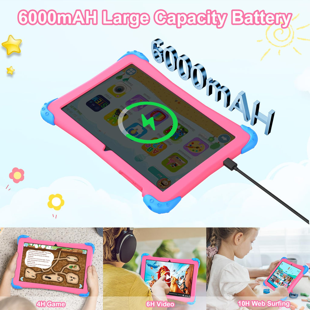 10 inch Android 14 Kids Tablet with Case C474541