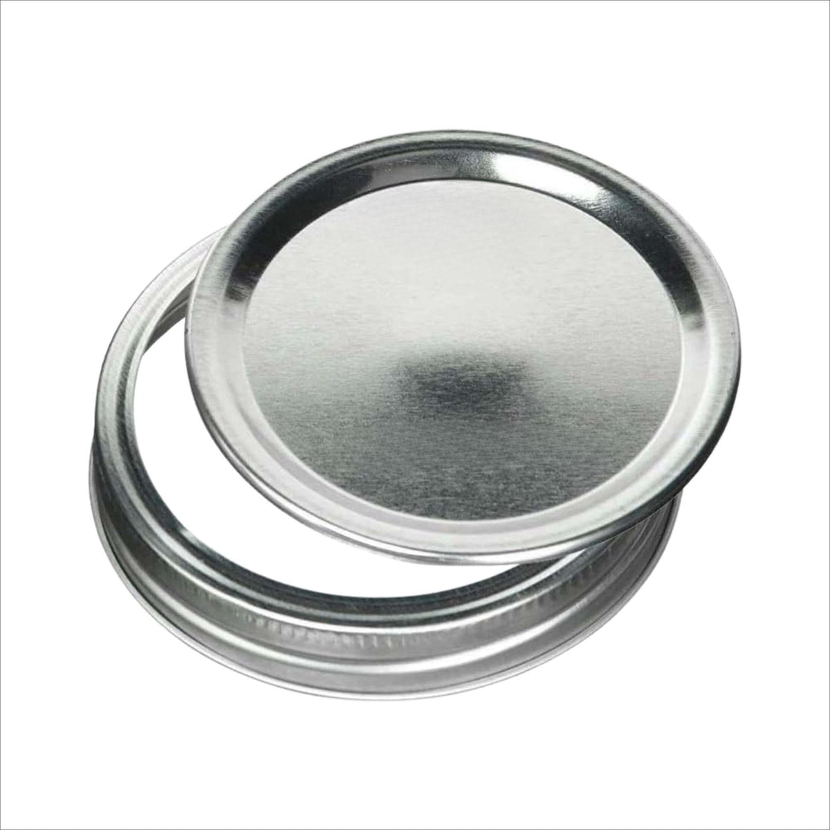 16 Oz Wide Mouth Glass Mason Jars with Lids & Bands, 2-Pack C5937