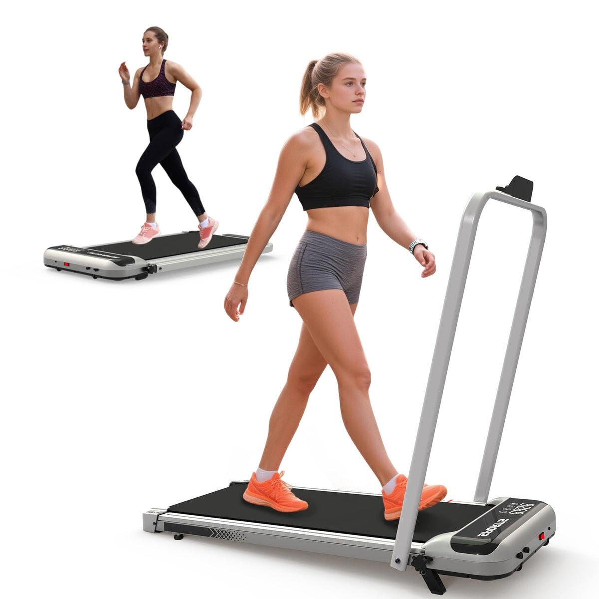 3 in 1 Compact Under Desk Treadmill with Handle Bar A994