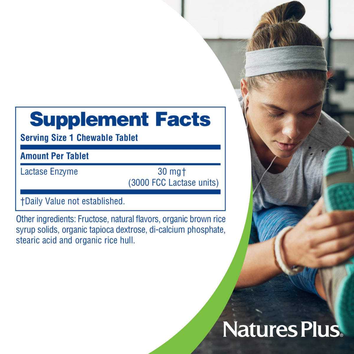 Natural Lactase Enzyme Chewable Tablets G6247