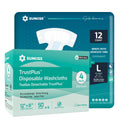 Large Adult Diapers 12 Count & Wet Wipes 200 Count X776