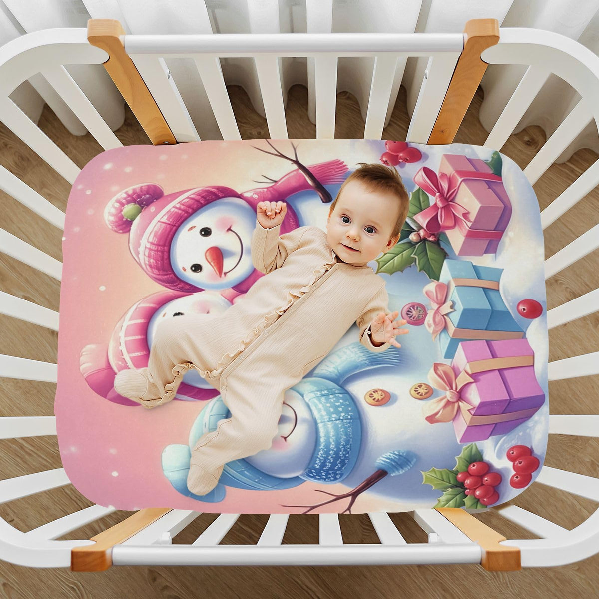 Colorful Crib Sheet 52" x 28" I431458