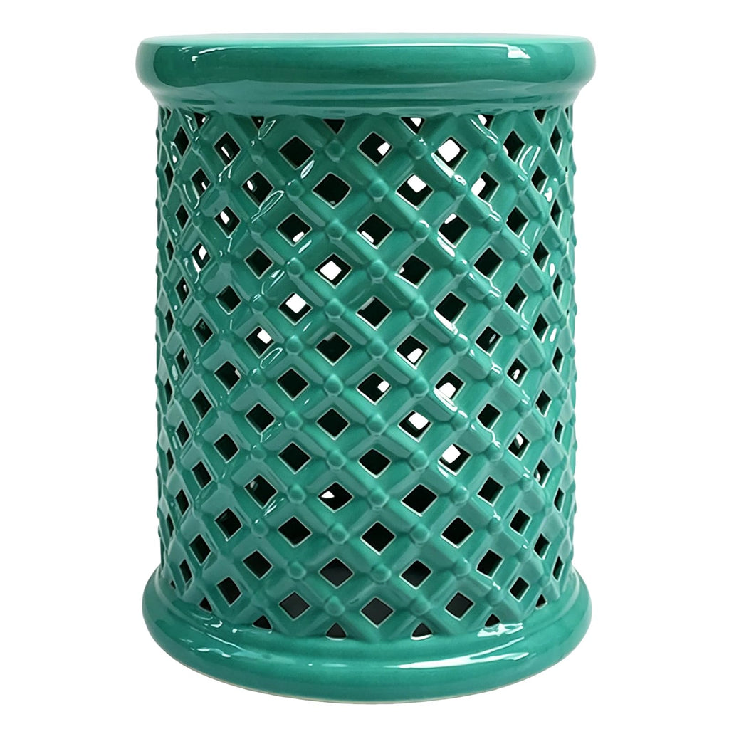 Glazed Ceramic Garden Stool Z6075