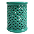 Glazed Ceramic Garden Stool Z6075