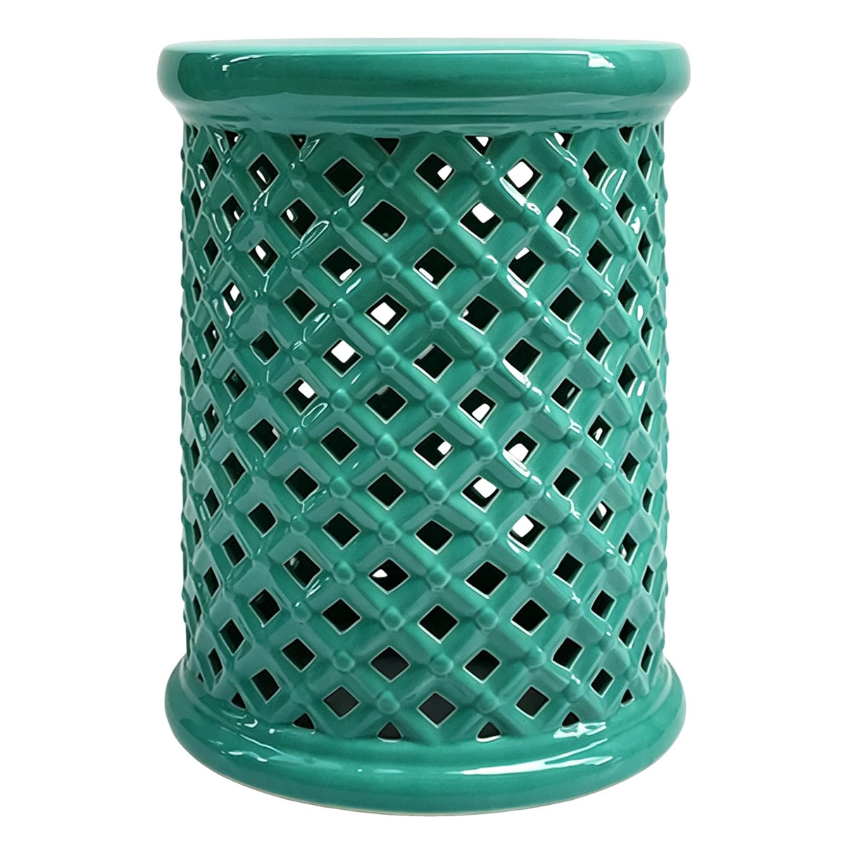 Glazed Ceramic Garden Stool Z6075