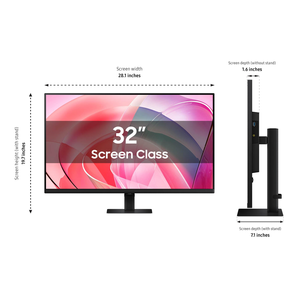 32" 4K UHD IPS HDR10 Monitor with Speakers F577090