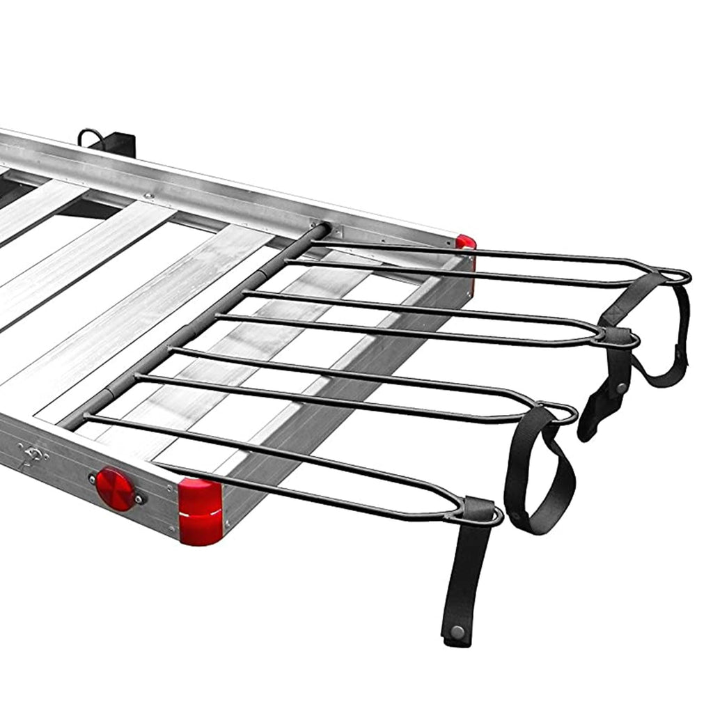 500 lb Aluminum 2-in-1 Hitch Cargo Carrier J6961