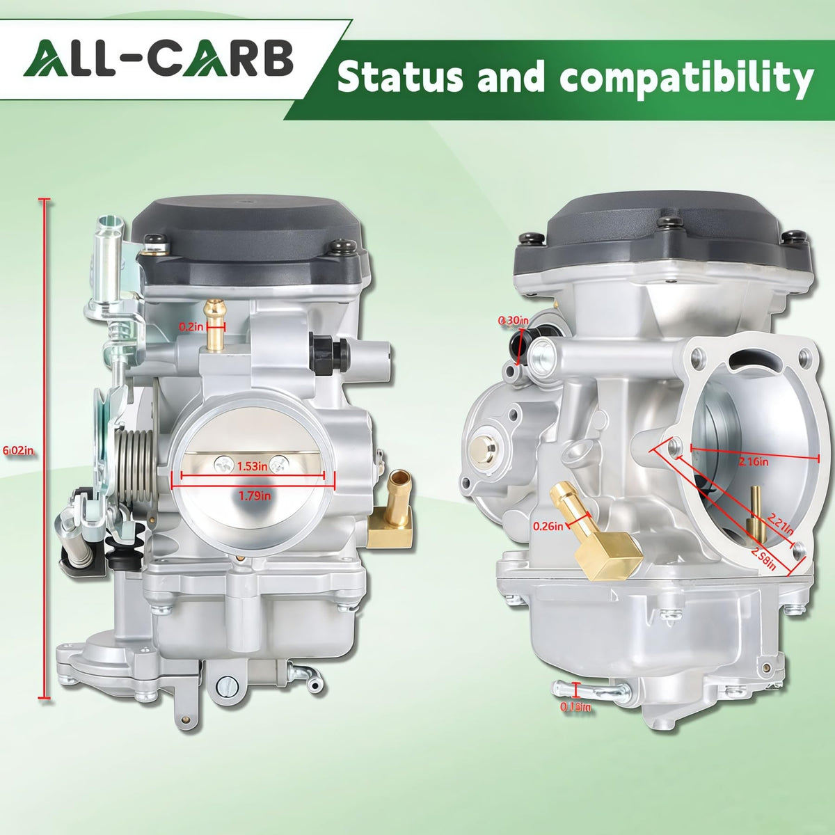 Carburetor 40MM Replacement F228