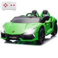Green 24V 8Ah 2 Seater Ride On Car with Remote Control U8356