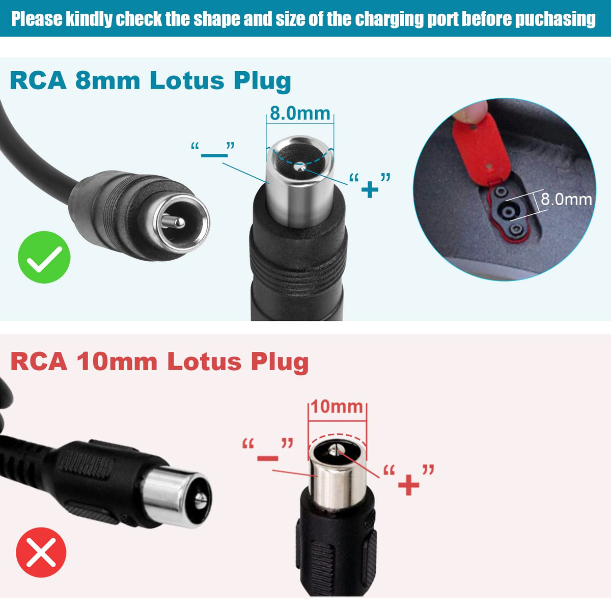 42V 2A Electric Scooter Charger W5944