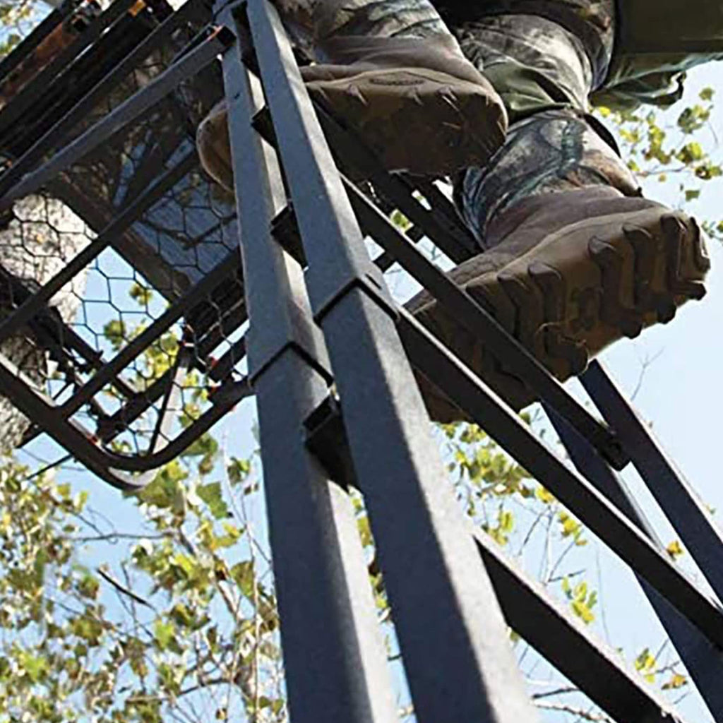 Adjustable 17 ft 1-Person Ladder Tree Stand F922755