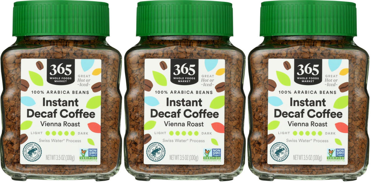 Decaf Instant Coffee 3.5 Ounce Pack of 3 F69801