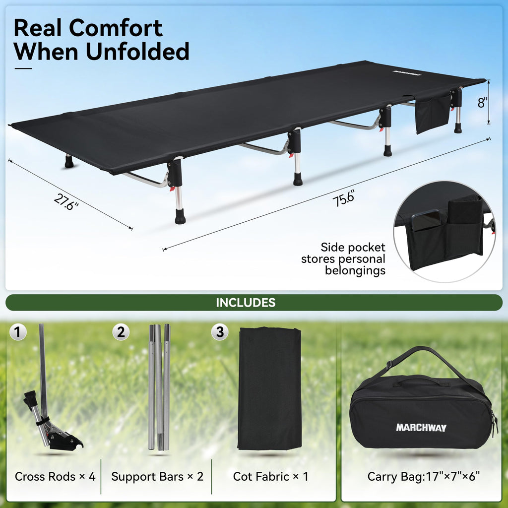 Lightweight Folding Camping Cot Bed Q275