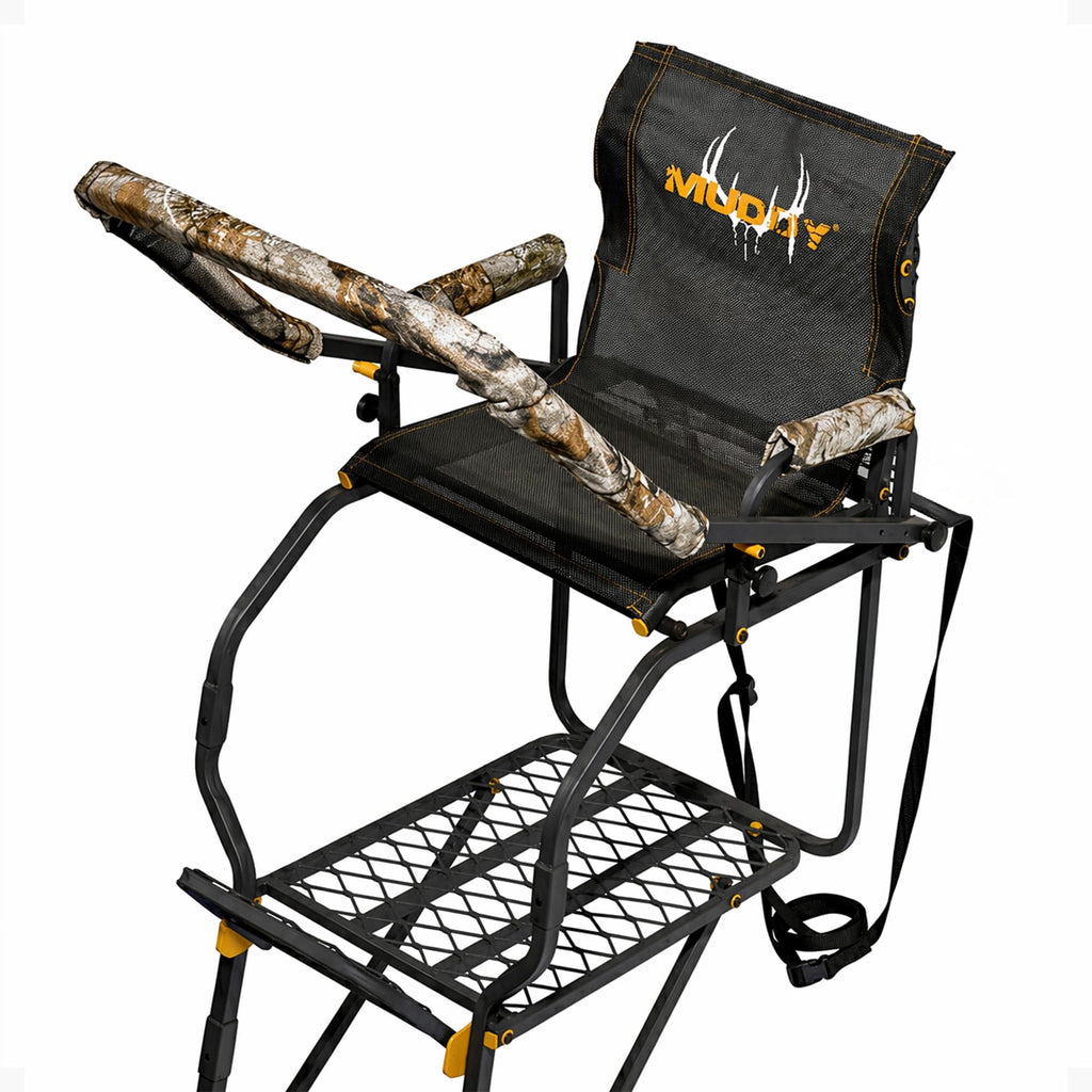 Adjustable 17 ft 1-Person Ladder Tree Stand F922755