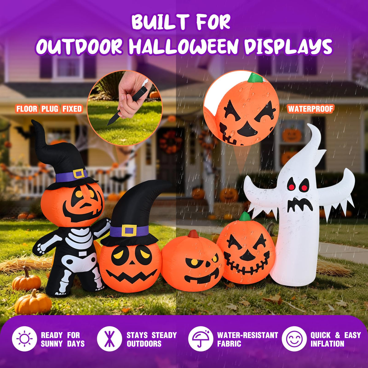 8FT Inflatable Halloween Decoration V423