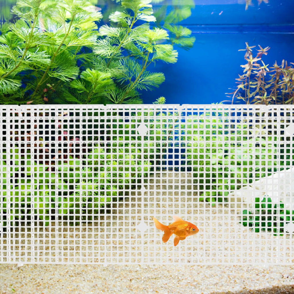 4pcs Cuttable Plastic Aquarium Tank Dividers with Suction Cups E58077