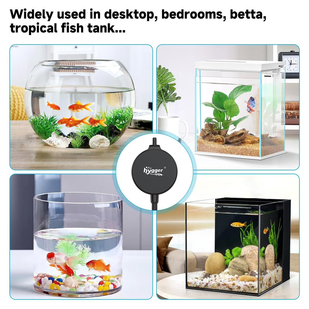 1.5 Watt Mini Aquarium Air Pump with Air Stone Tubing B634