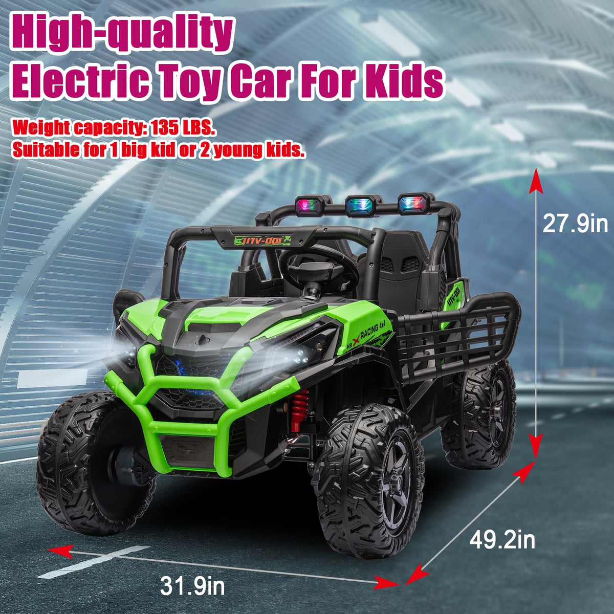24V 2 Seater Kids Ride On Car with Remote Control E51419