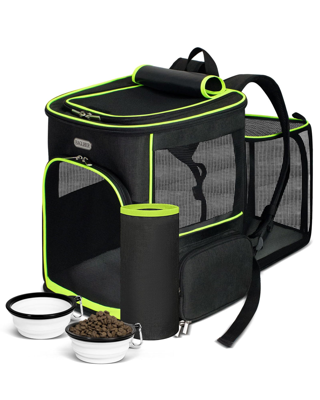 Expandable Cat Carrier Backpack with Breathable Mesh X1686