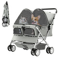 Gray Double Pet Stroller B426084