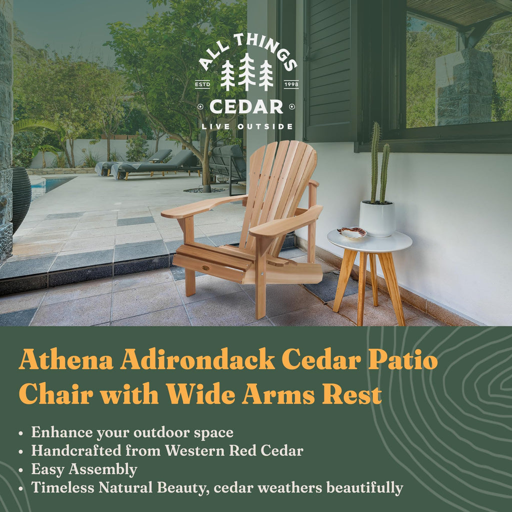 Natural 36 in Adirondack Chair K7311
