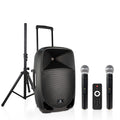 1600W 2-Way Rechargeable Powered PA Speaker System with Bluetooth C249365