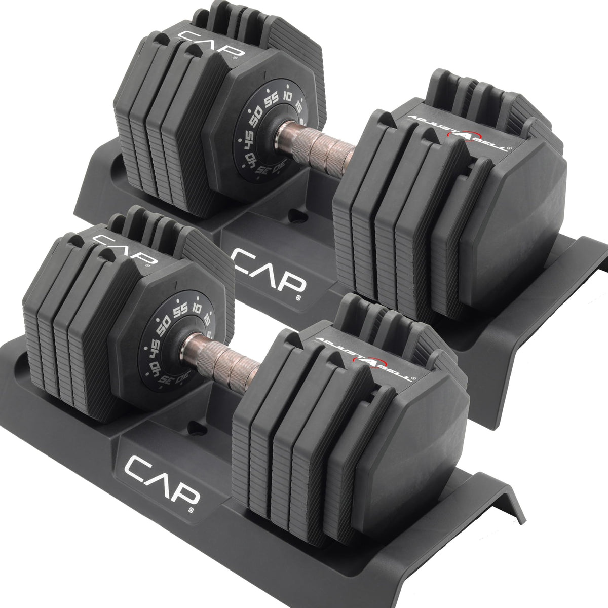 Adjustable Dumbbell Set 25 LB & 55 LB L367