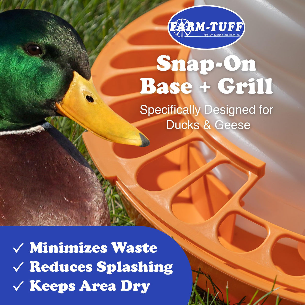 5 Gallon BPA-Free Plastic Poultry Waterer H6851