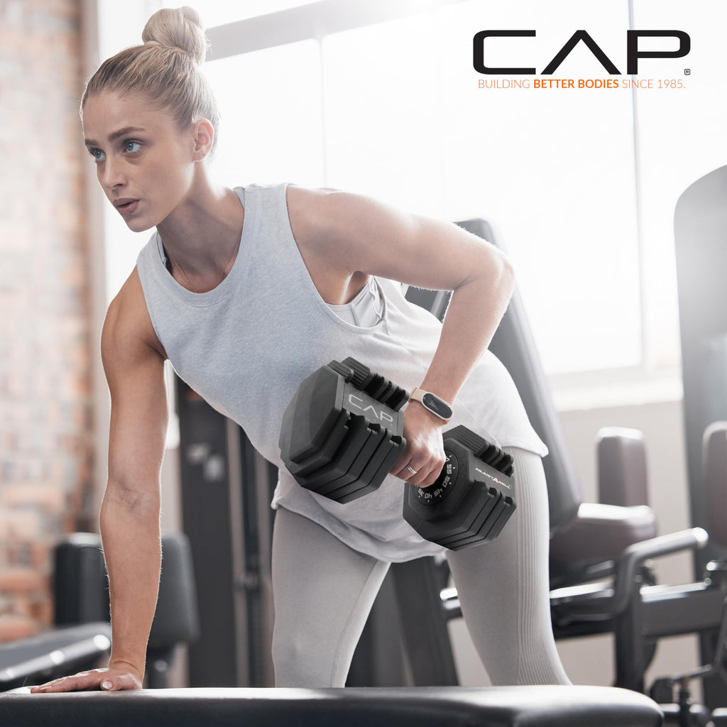 Adjustable Dumbbell Set 25 LB & 55 LB L367