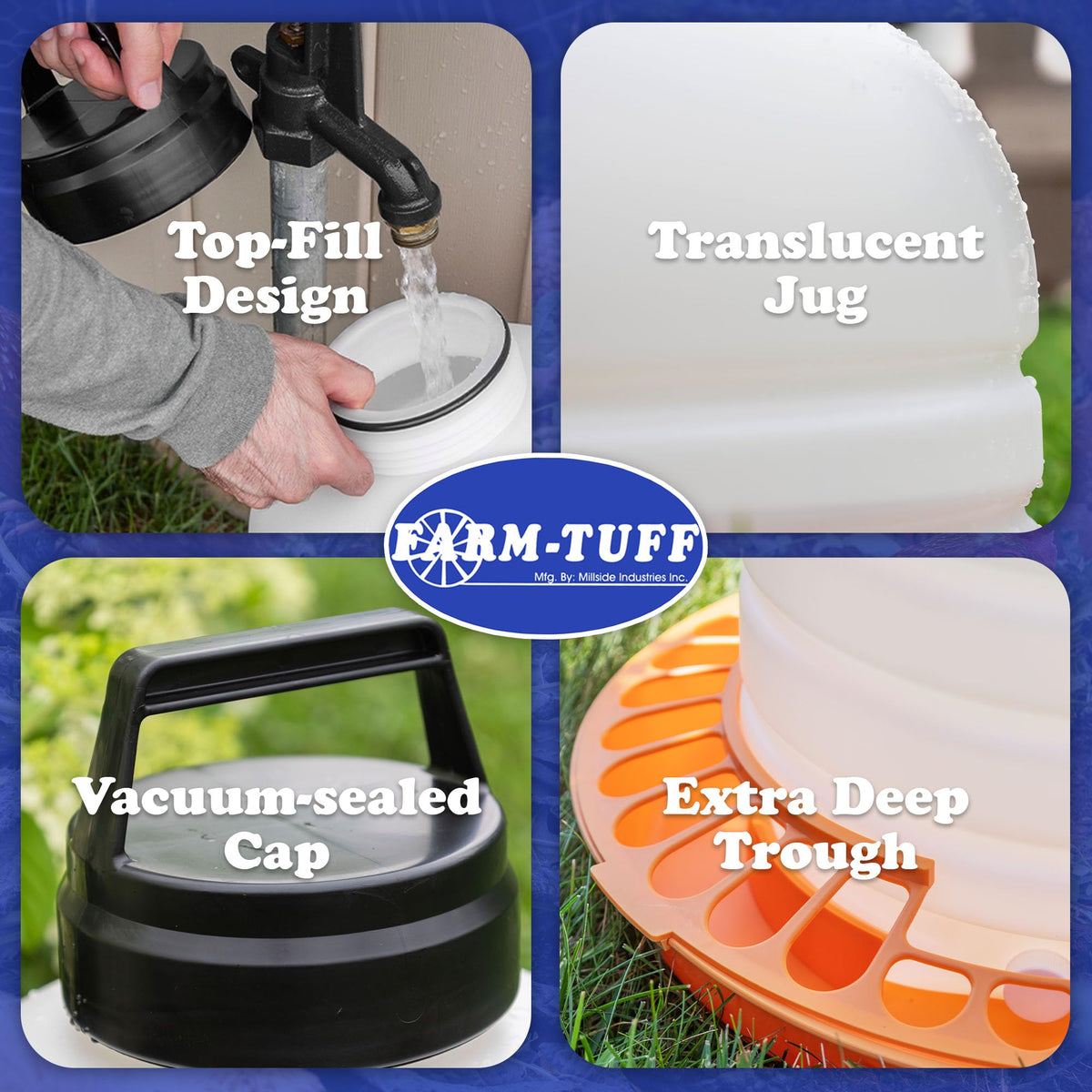5 Gallon BPA-Free Plastic Poultry Waterer H6851