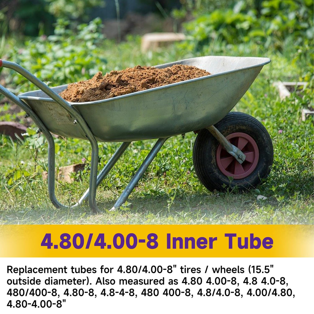 4.80/4.00-8 Inner Tube with TR87 Bent Valve 1 Pcs A2968