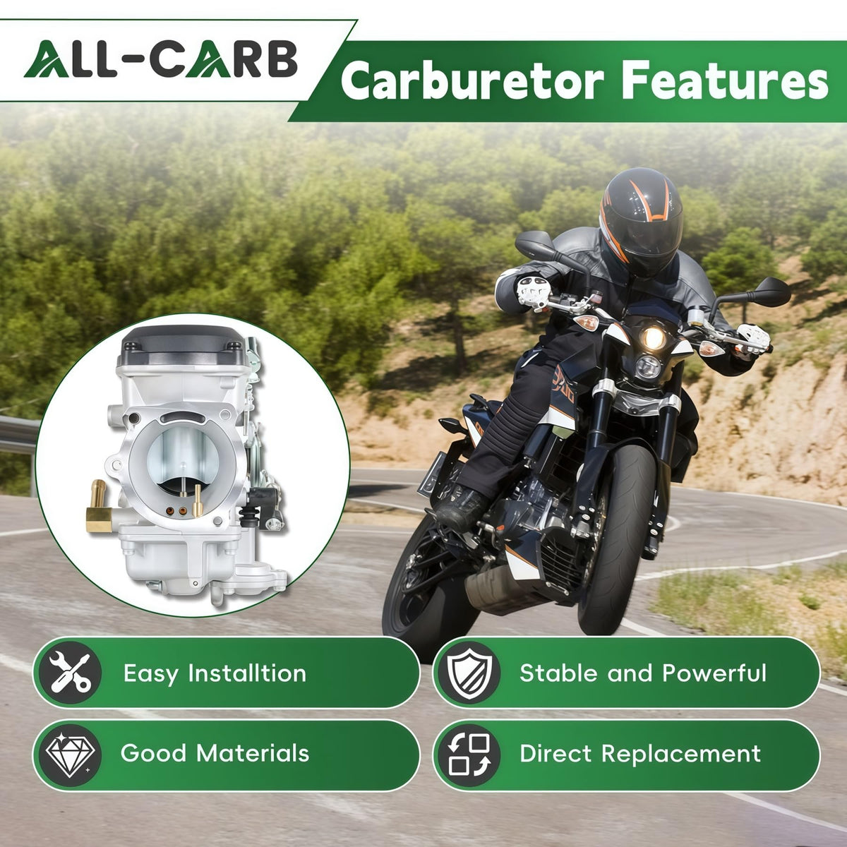 Carburetor 40MM Replacement F228